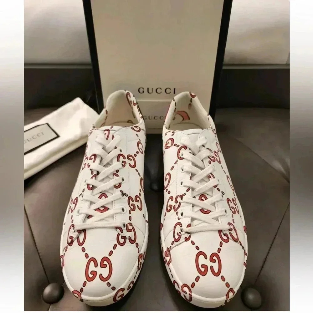 Gucci ace Apollo sneakers womens size 39.5